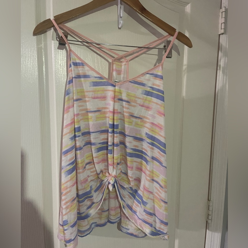 American Eagle Outfitters Pastel Strappy Camisole Y2K